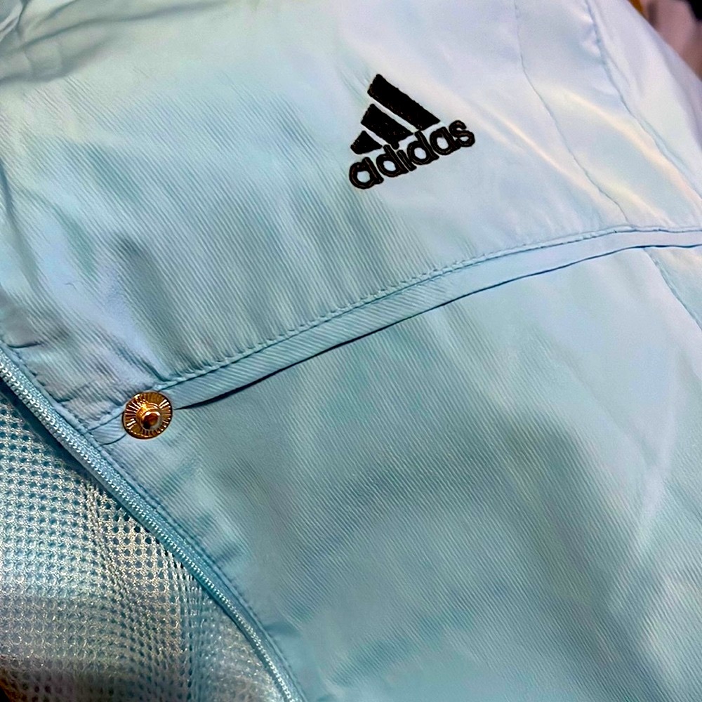 New Adidas jacket MED zipper Cute ladies light $50 zenith sty. 458149 cozy - Picture 9 of 9
